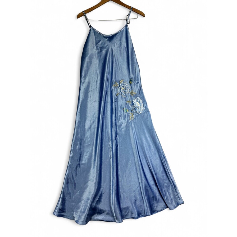 blue slip prom dress Sherri Hill Satin Illusion Lace Prom Dress 57138